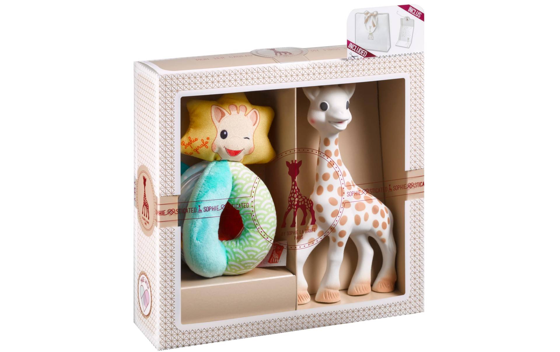 SOPHIE LA GIRAFE Neugeborenen-Geschenkset »Rassel« von SOPHIE LA GIRAFE