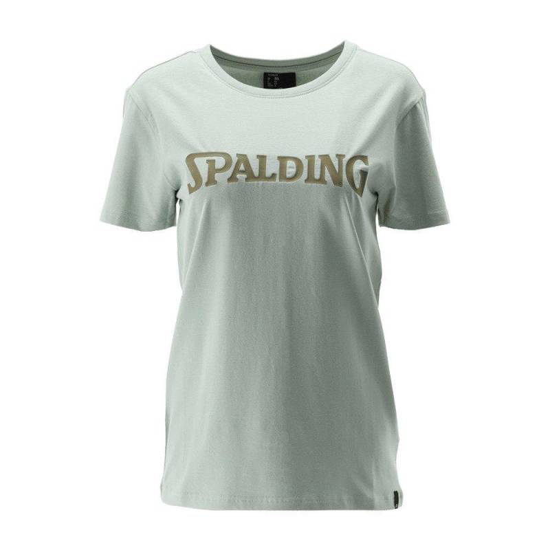 SPALDING - T-Shirt Frau  Logo, für Damen, Größe L von SPALDING