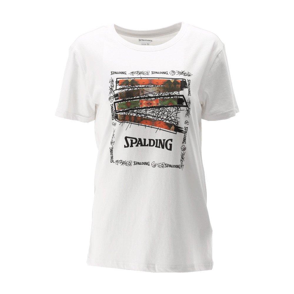 SPALDING - T-Shirt Frau  Logo, für Damen, Größe M von SPALDING