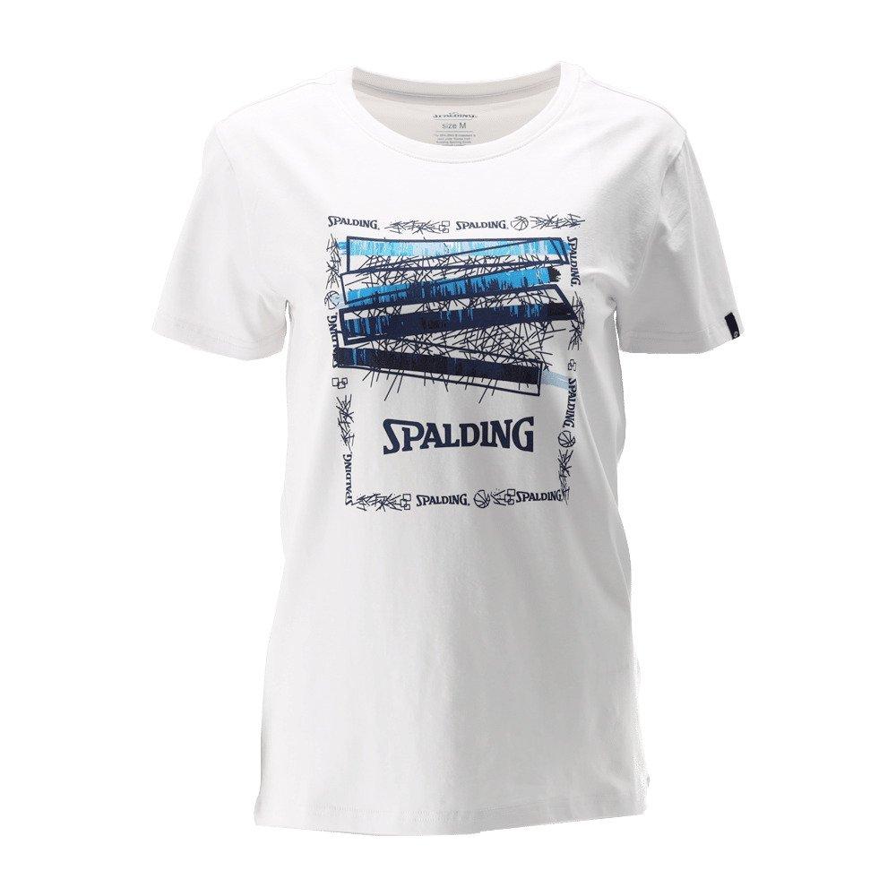 SPALDING - t-shirt logo, für Damen, Größe M von SPALDING