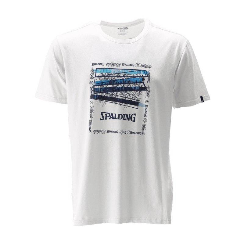 SPALDING - T-Shirt Logo, für Herren, Größe L von SPALDING