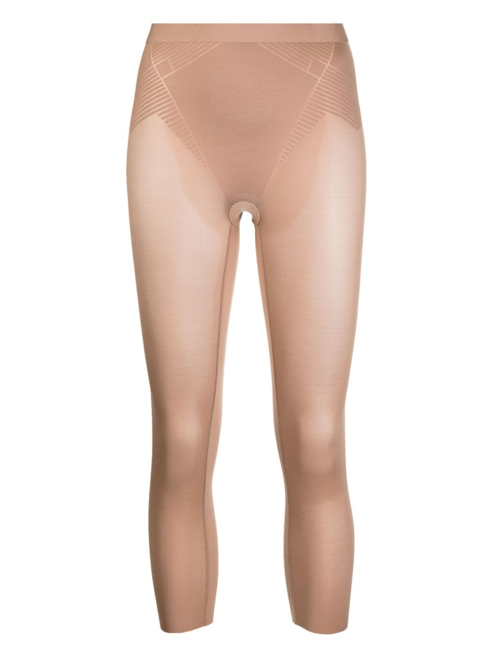 SPANX Capri mid-rise stretch leggings - Brown von SPANX