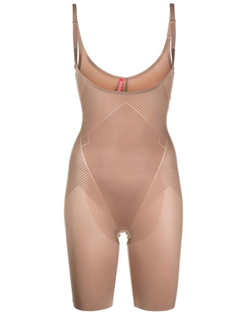 SPANX open-front contour bodysuit - Brown von SPANX