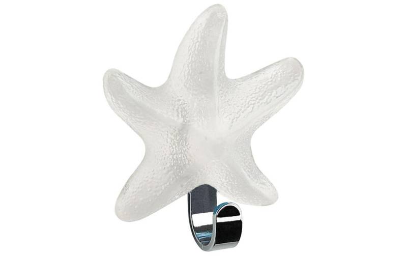 spirella Handtuchhaken »Starfish Transparent/Weiss 1 kg«, Wassergeschützt von SPIRELLA