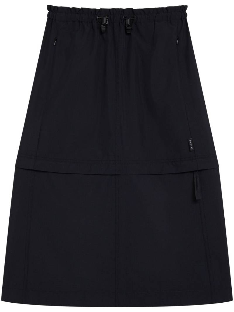 SPORT b. by agnès b. Convertible elasticated-waist skirt - Black von SPORT b. by agnès b.