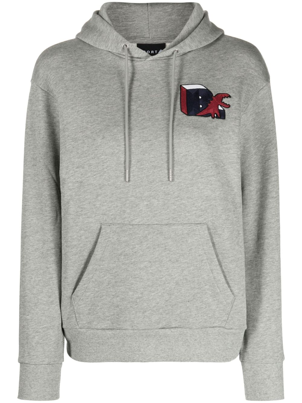 SPORT b. by agnès b. Cubic Dino cotton hoodie - Grey von SPORT b. by agnès b.