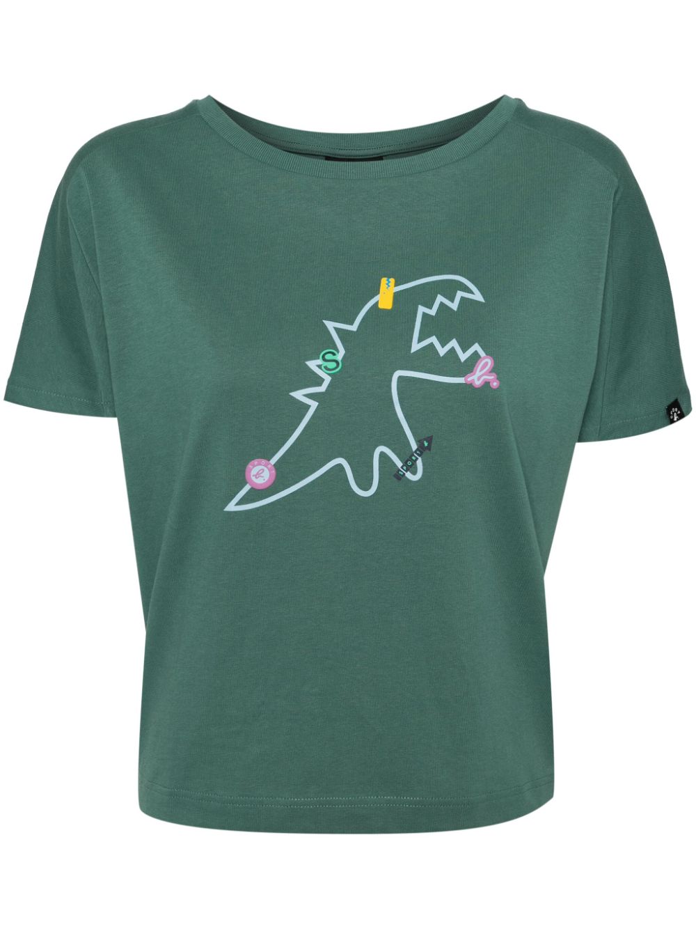 SPORT b. by agnès b. Dino outline t-shirt - Green von SPORT b. by agnès b.