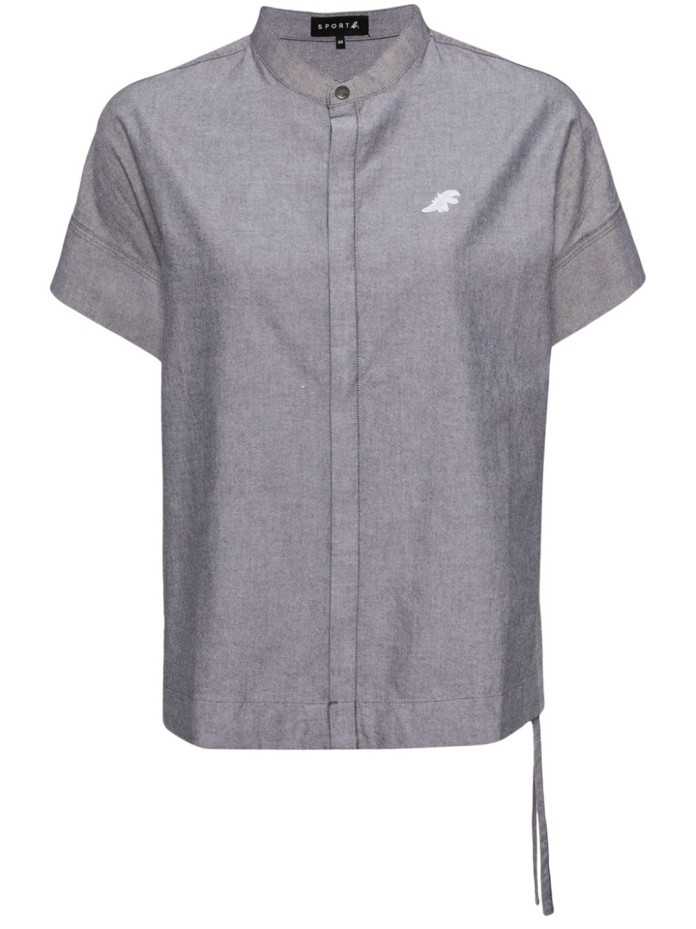 SPORT b. by agnès b. Dion embroidery shirt - Grey von SPORT b. by agnès b.