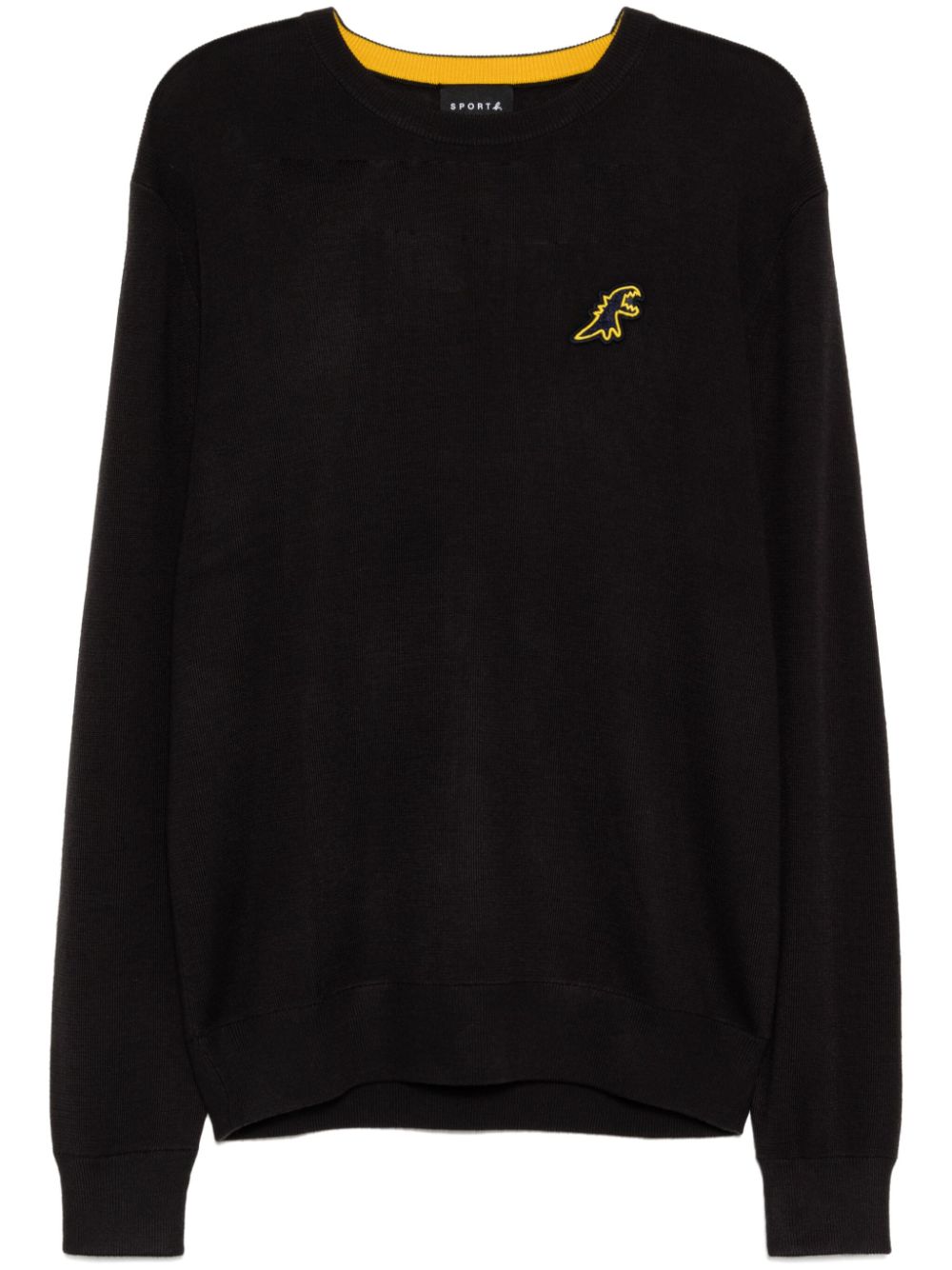 SPORT b. by agnès b. badge pullover jumper - Black von SPORT b. by agnès b.