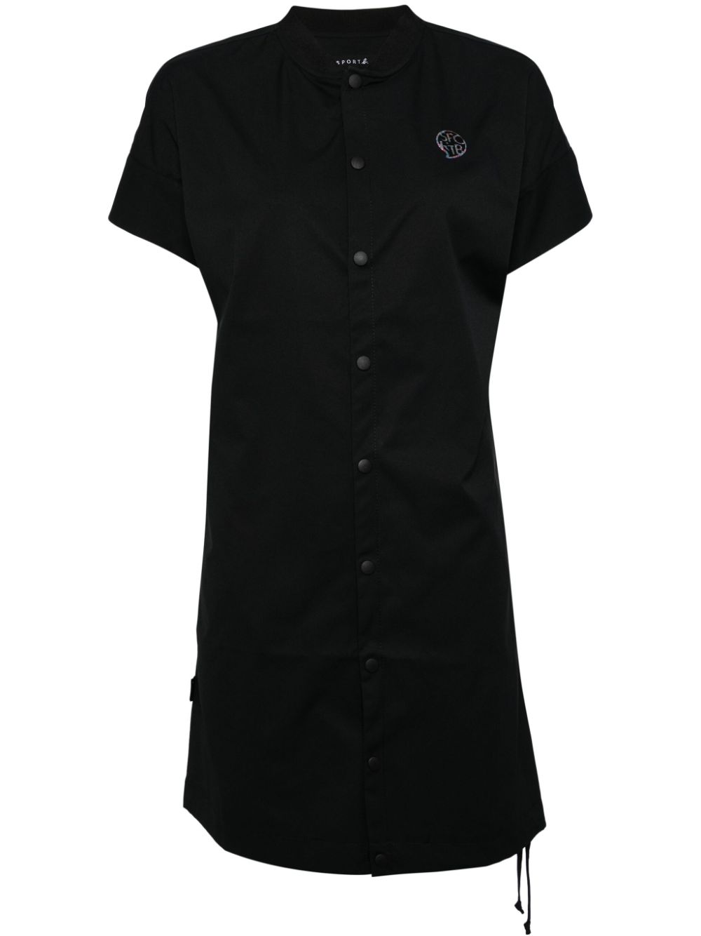 SPORT b. by agnès b. baseball-collar shirt dress - Black von SPORT b. by agnès b.