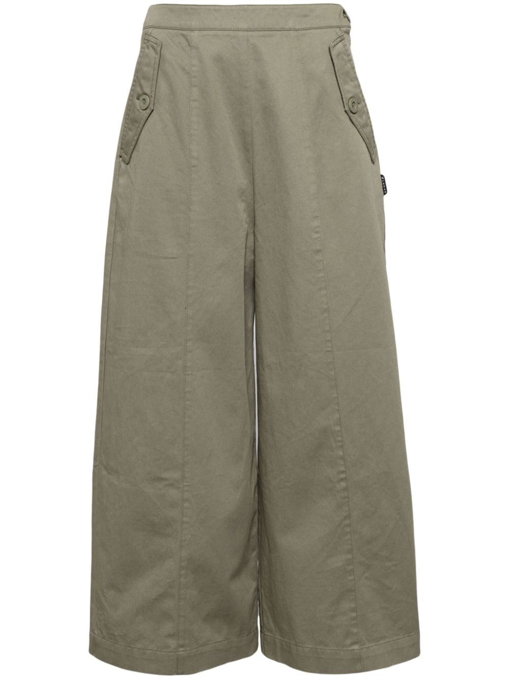 SPORT b. by agnès b. cotton wide pant - Green von SPORT b. by agnès b.