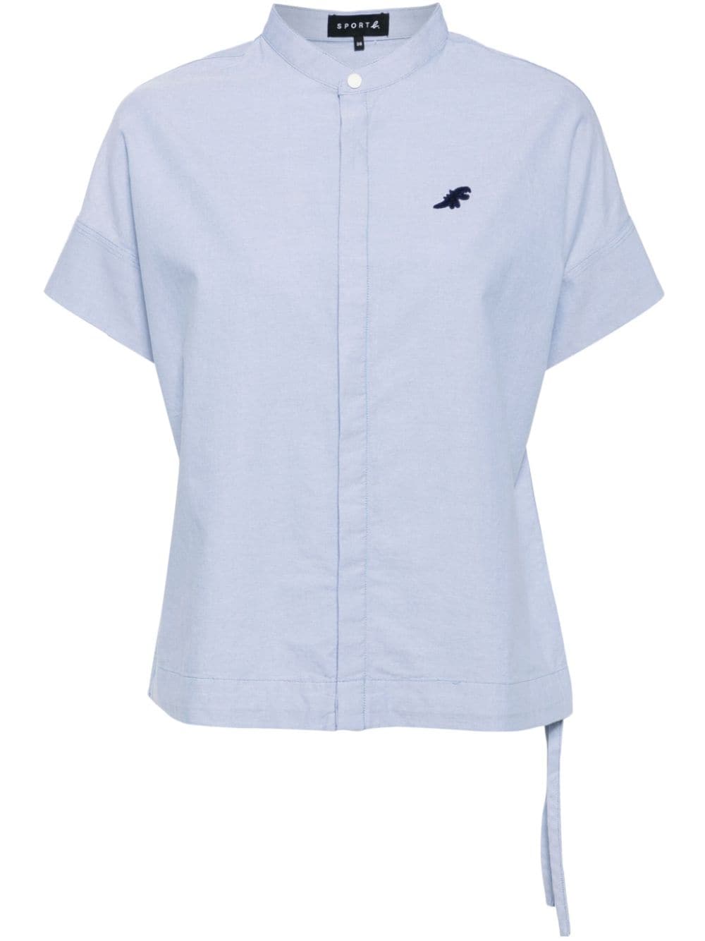 SPORT b. by agnès b. dino-embroidered short-sleeved shirt - Blue von SPORT b. by agnès b.