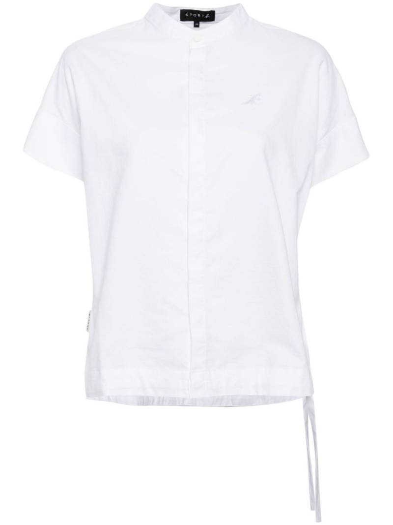 SPORT b. by agnès b. dino-embroidered short-sleeved shirt - White von SPORT b. by agnès b.