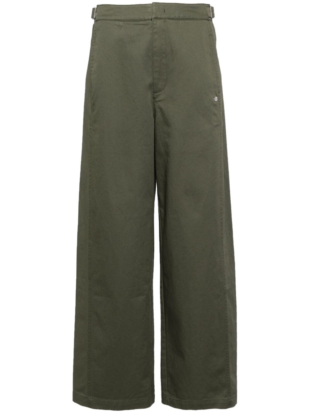 SPORT b. by agnès b. dinosaur plaque straight trousers - Green von SPORT b. by agnès b.