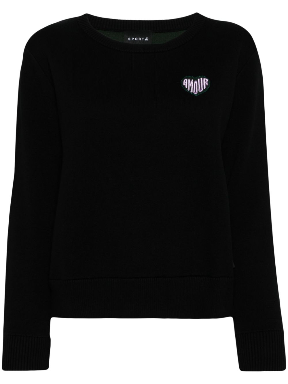 SPORT b. by agnès b. embroidered-logo jumper - Black von SPORT b. by agnès b.