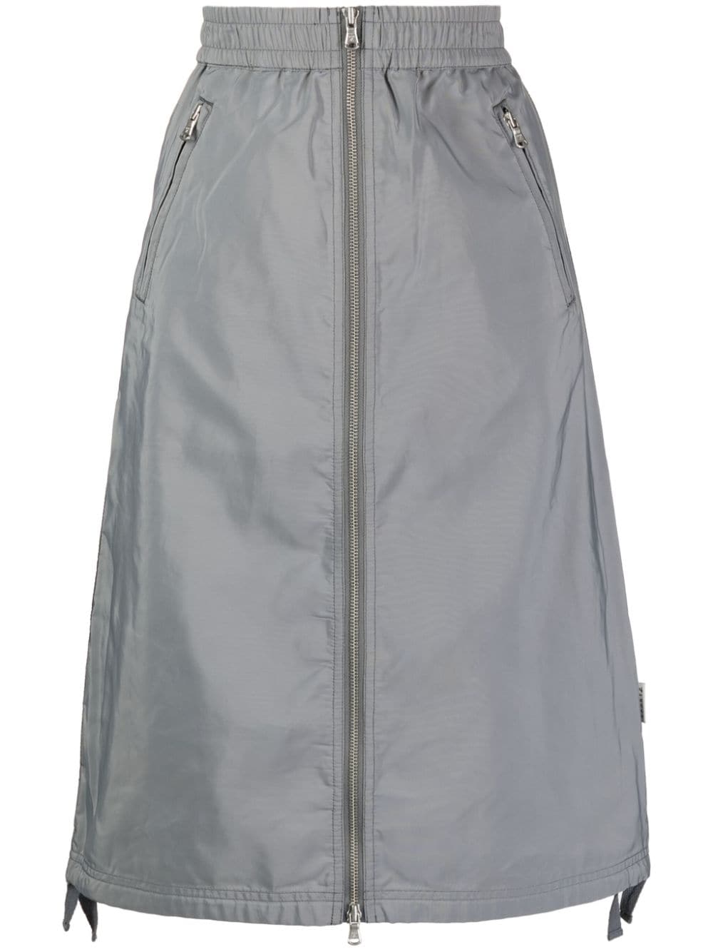 SPORT b. by agnès b. high-waisted zip-up skirt - Grey von SPORT b. by agnès b.