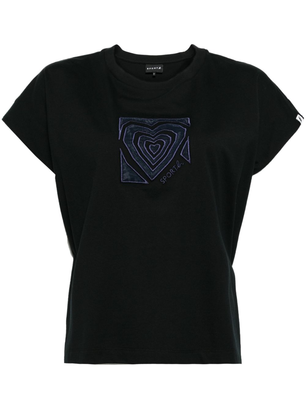 SPORT b. by agnès b. logo-embroidered T-shirt - Black von SPORT b. by agnès b.