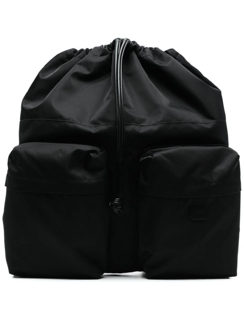 SPORT b. by agnès b. logo-patch backpack - Black von SPORT b. by agnès b.