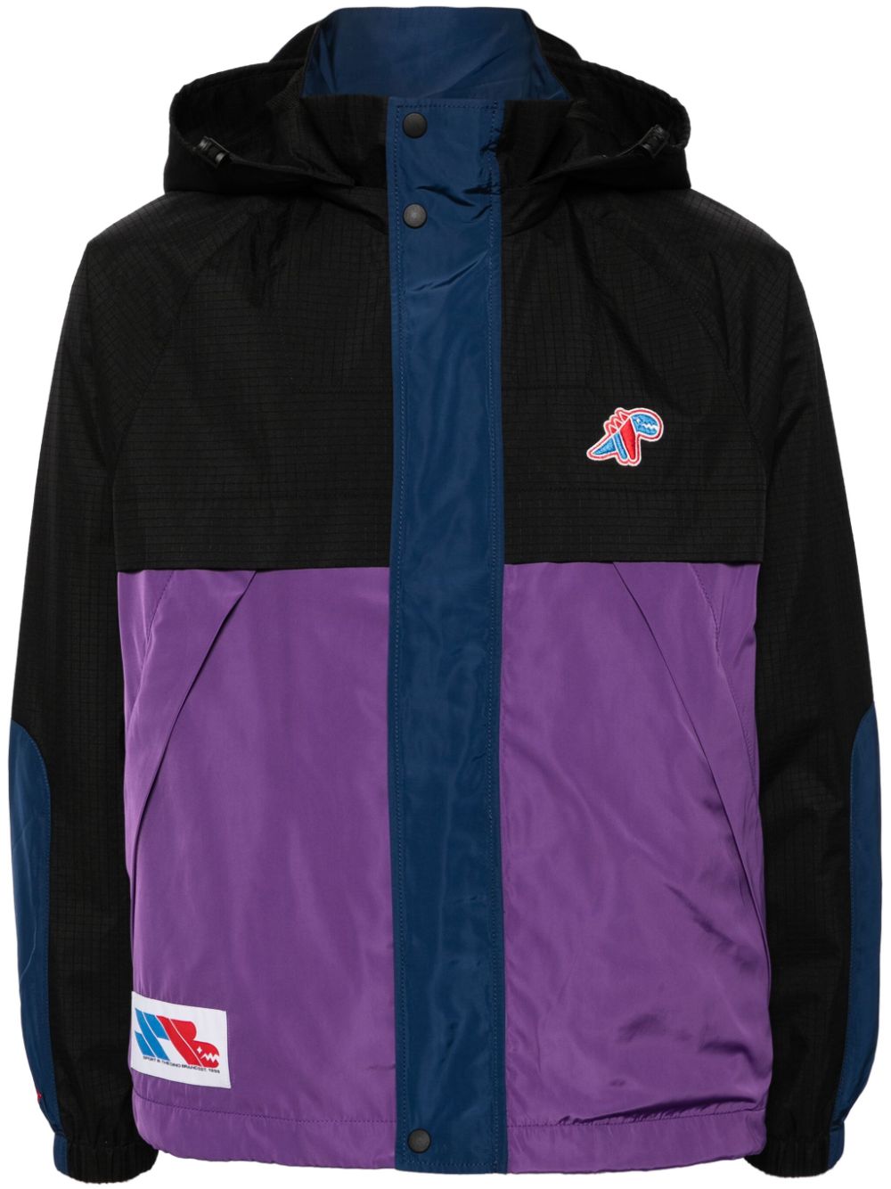 SPORT b. by agnès b. logo patch sport jacket - Purple von SPORT b. by agnès b.