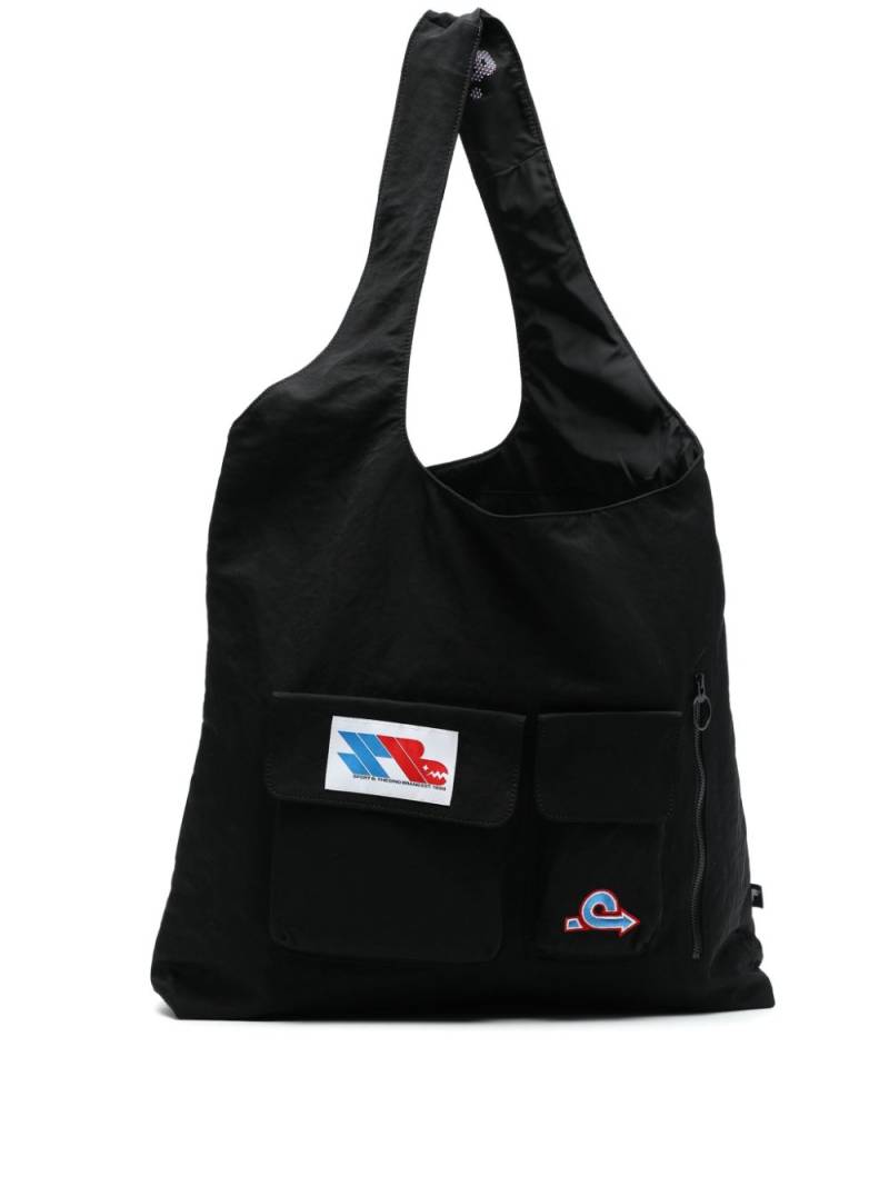 SPORT b. by agnès b. logo-patch tote bag - Black von SPORT b. by agnès b.