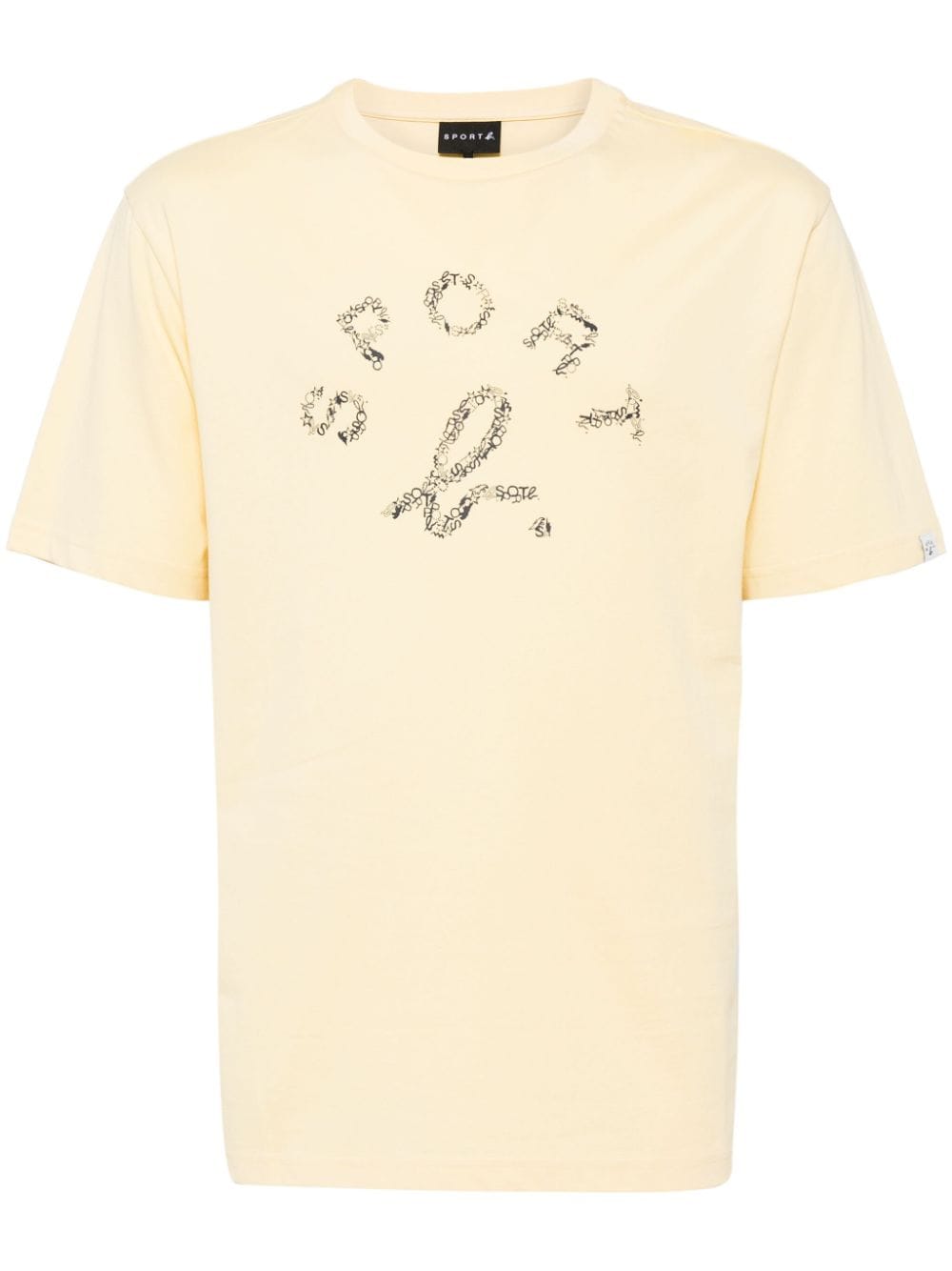 SPORT b. by agnès b. logo-print cotton T-shirt - Yellow von SPORT b. by agnès b.