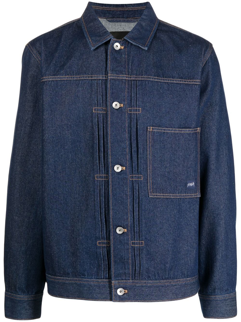 SPORT b. by agnès b. long-sleeve denim jacket - Blue von SPORT b. by agnès b.