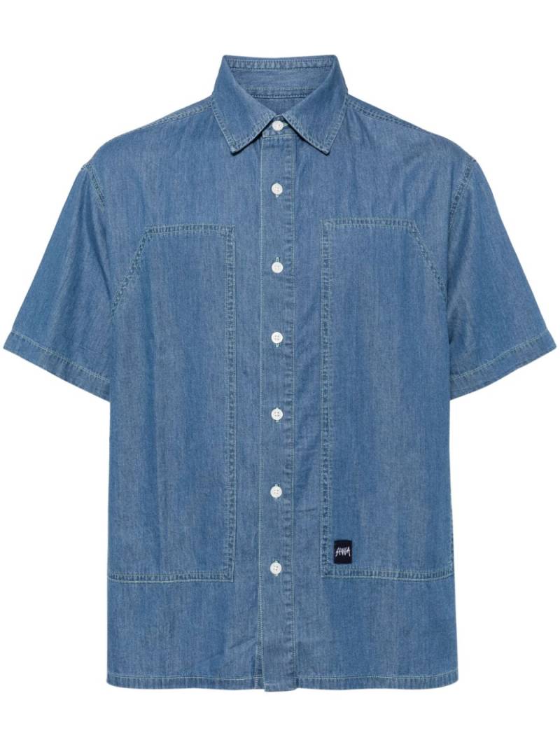 SPORT b. by agnès b. organic cotton denim shirt - Blue von SPORT b. by agnès b.