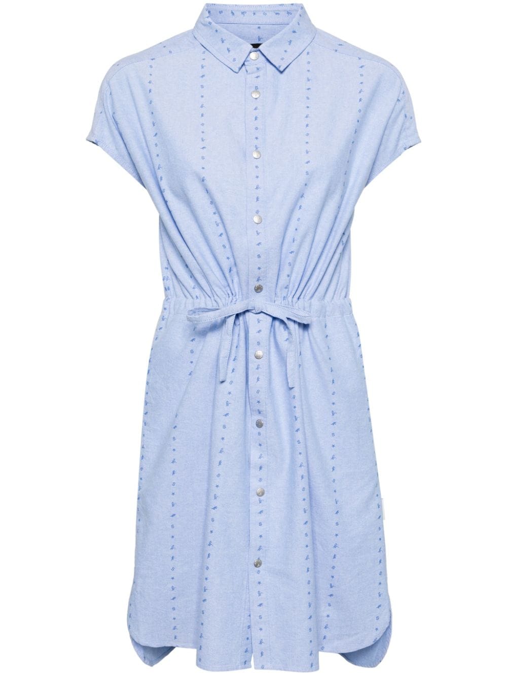 SPORT b. by agnès b. print shirt dress - Blue von SPORT b. by agnès b.