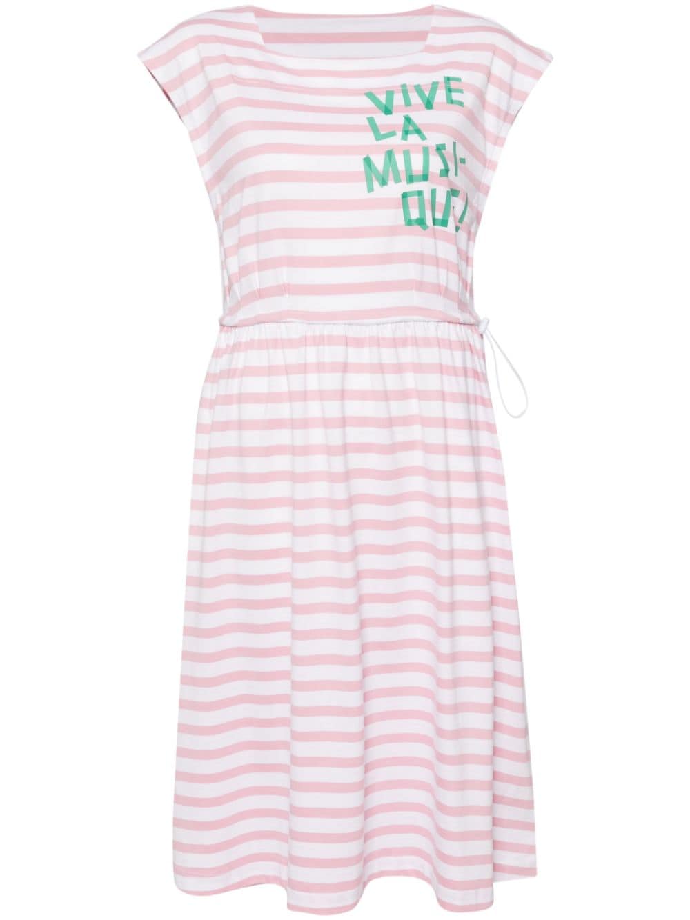 SPORT b. by agnès b. stripe pattern print dress - White von SPORT b. by agnès b.