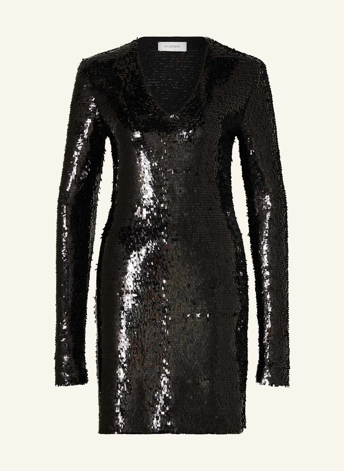 Sportmax Paillettenkleid Pineta schwarz Sportmax Paillettenkleid Pineta schwarz von SPORTMAX