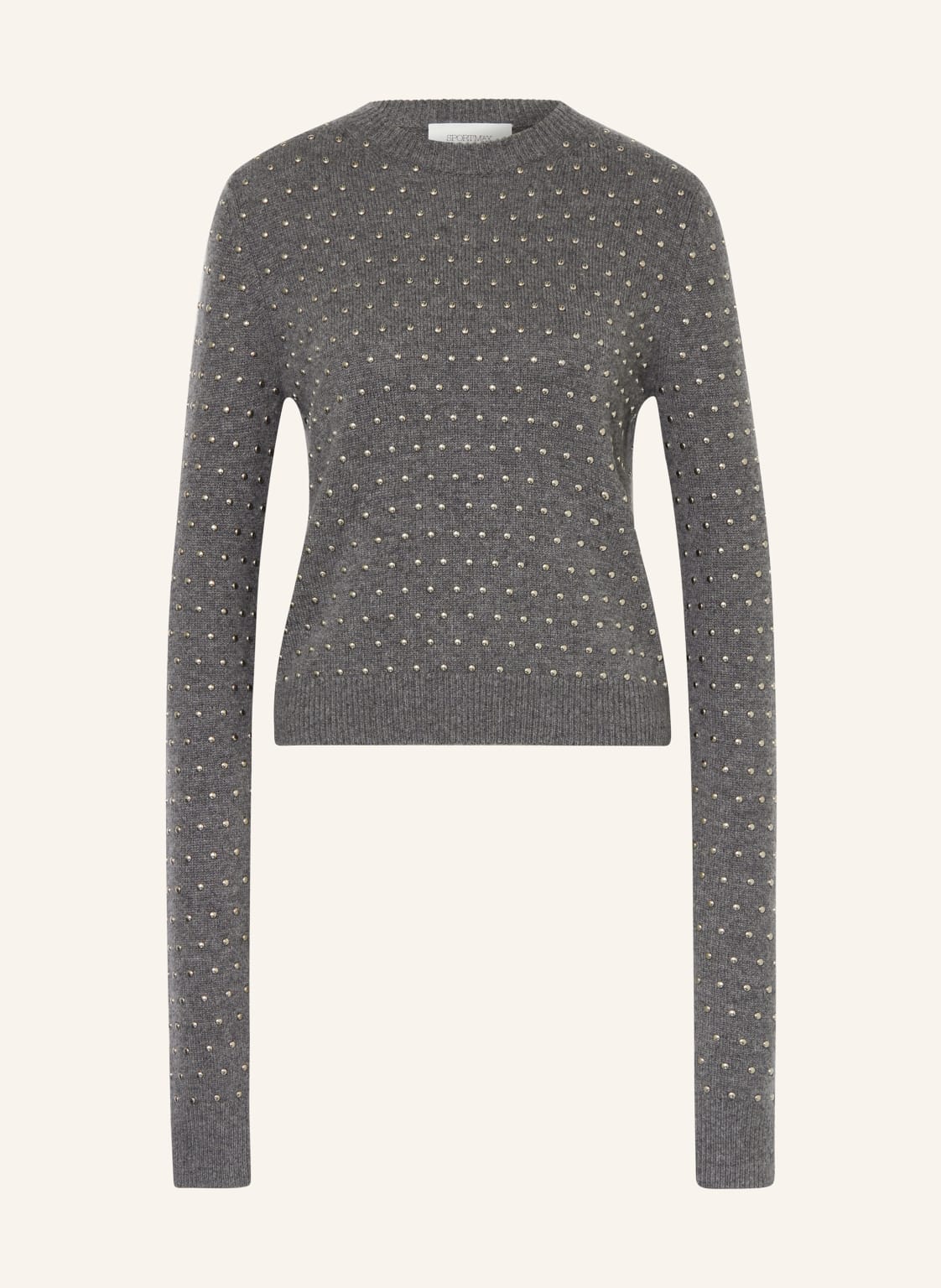 Sportmax Pullover Sierra Mit Nieten grau von SPORTMAX