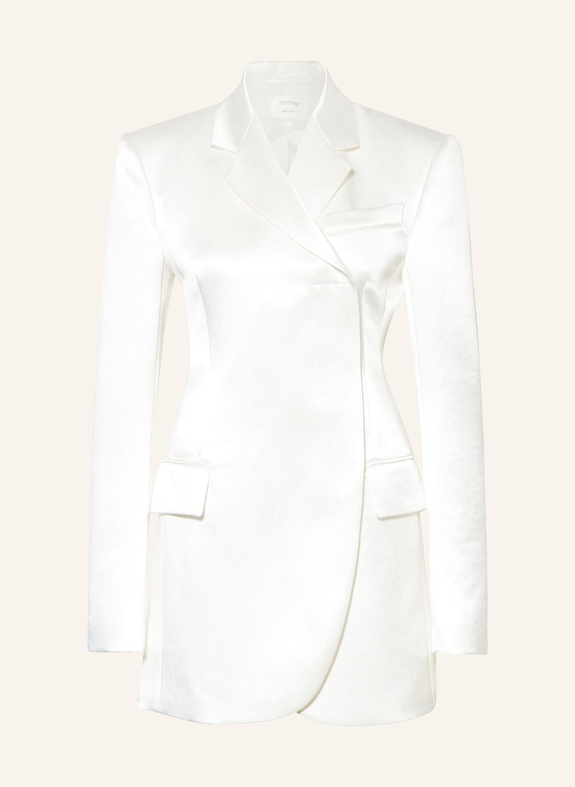 Sportmax Satinblazer Globale weiss von SPORTMAX