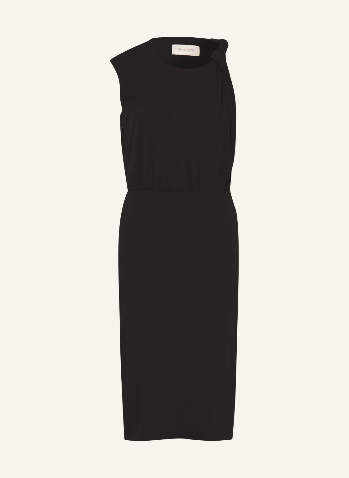 Sportmax Seidenkleid Cris schwarz von SPORTMAX