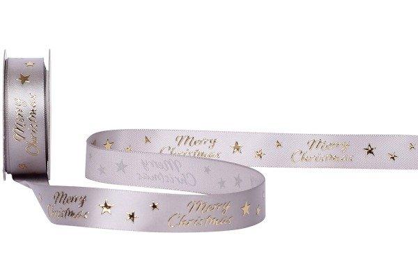 SPYK -  Band Merry christmas Stars 16mmx3m, 3 metri, Silber von SPYK