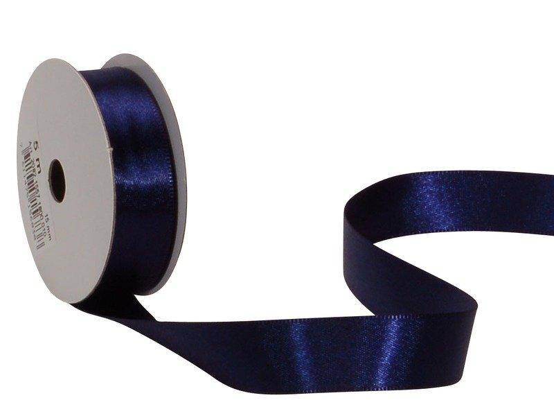 SPYK -  Satinband Cubino 2082.1557 16mmx5m blau, 5m, Blau von SPYK