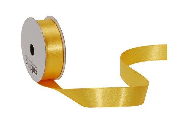 SPYK -  Satinband Cubino 16mmx5m, 5m, Gelb Bunt von SPYK