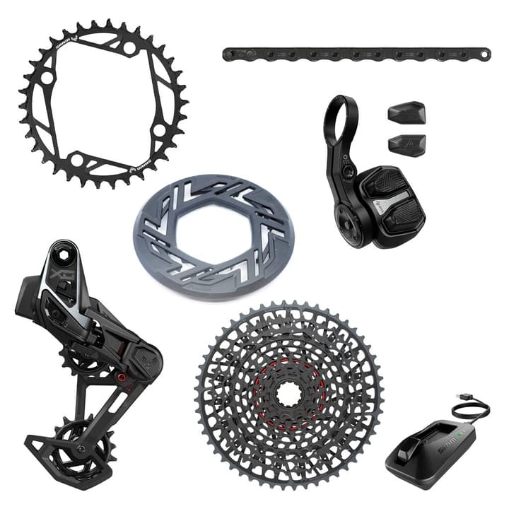 Sram Groupset X0 Eagle AXS Transmission 104Bcd 36T Schaltgruppe von SRAM