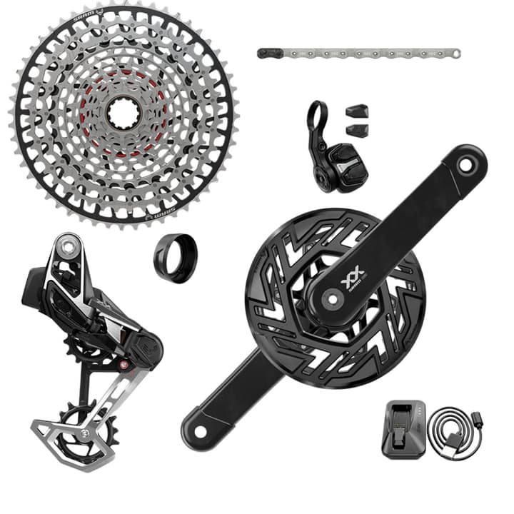 Sram Groupset XX Eagle AXS Transmission Brose 165mm Schaltgruppe von SRAM