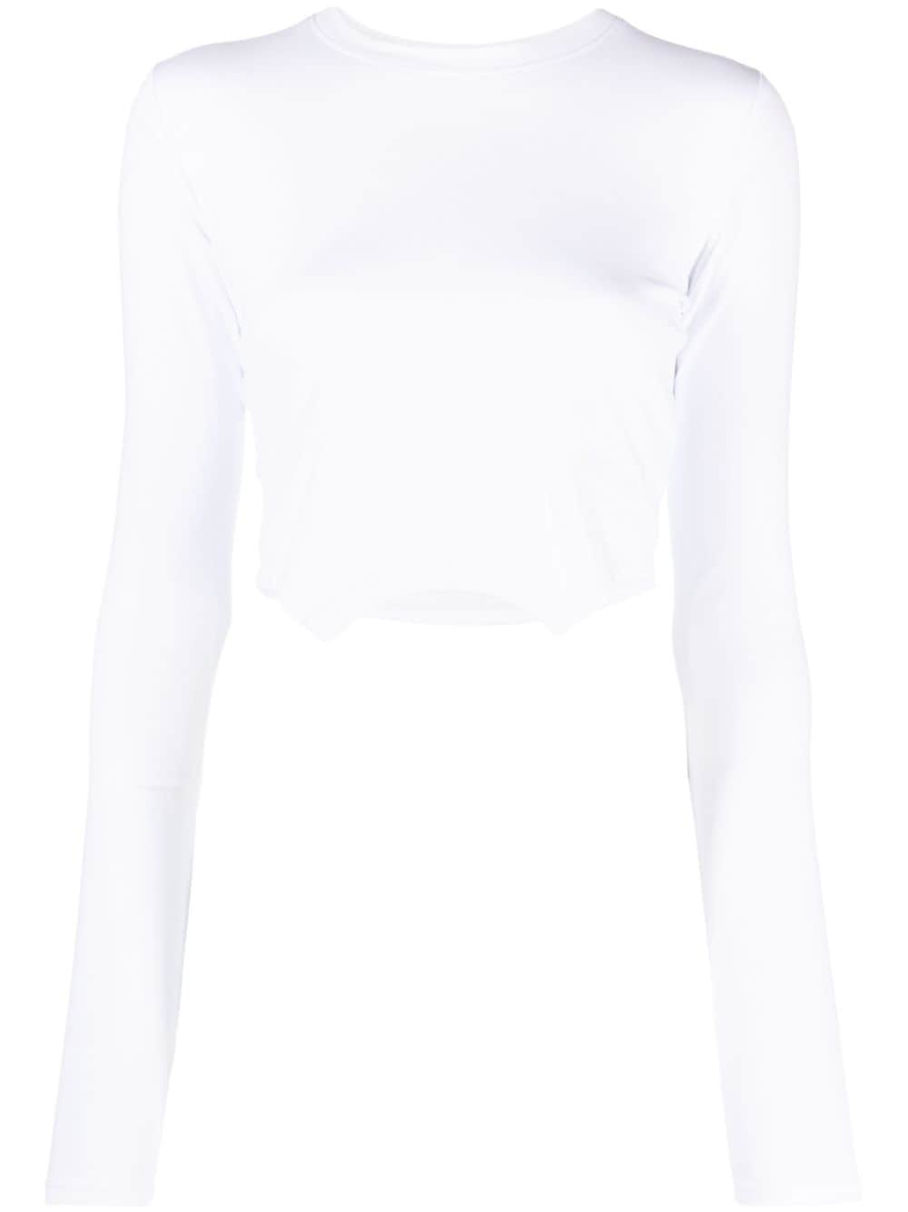 SRVC Studio Overturned long-sleeve T-shirt - White von SRVC Studio