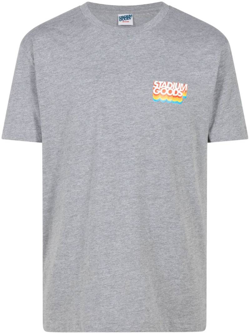 STADIUM GOODS® Gradient Logo cotton T-shirt - Grey von STADIUM GOODS®