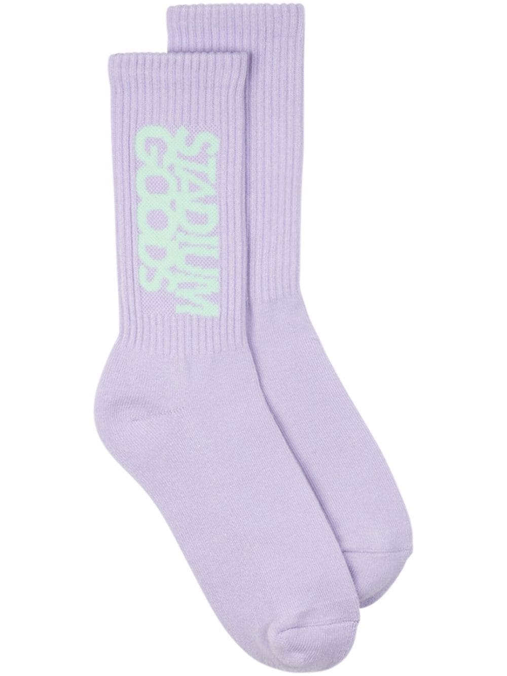 STADIUM GOODS® logo "Lavender Blossom" crew socks - Purple von STADIUM GOODS®