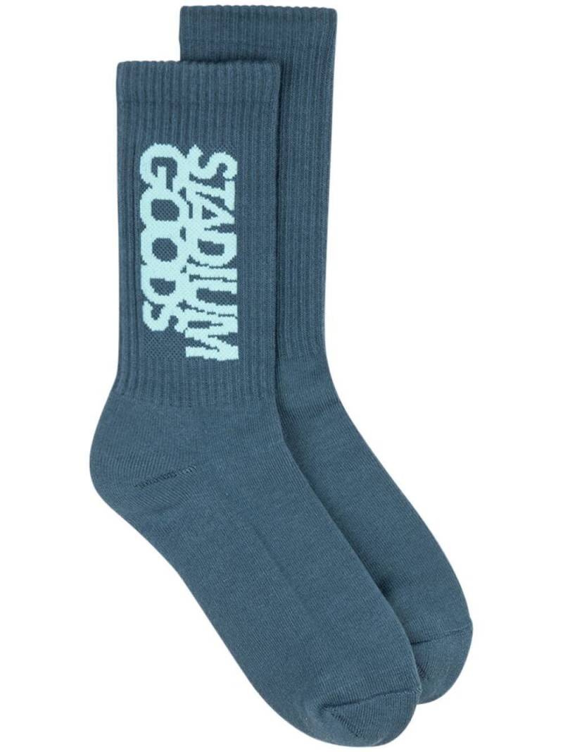 STADIUM GOODS® logo ''River'' crew socks - Blue von STADIUM GOODS®