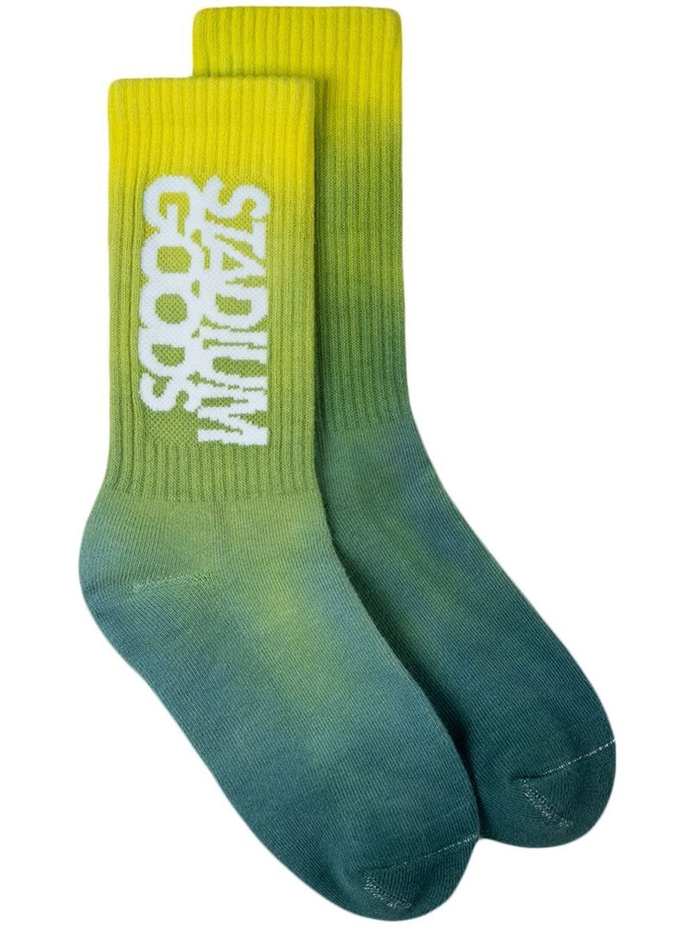 STADIUM GOODS® x Smalls Studio "Firefly Gradient" socks - Green von STADIUM GOODS®