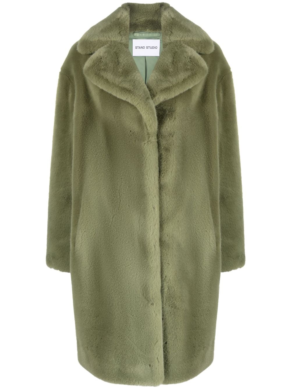 STAND STUDIO Camille Cocoon coat - Green von STAND STUDIO