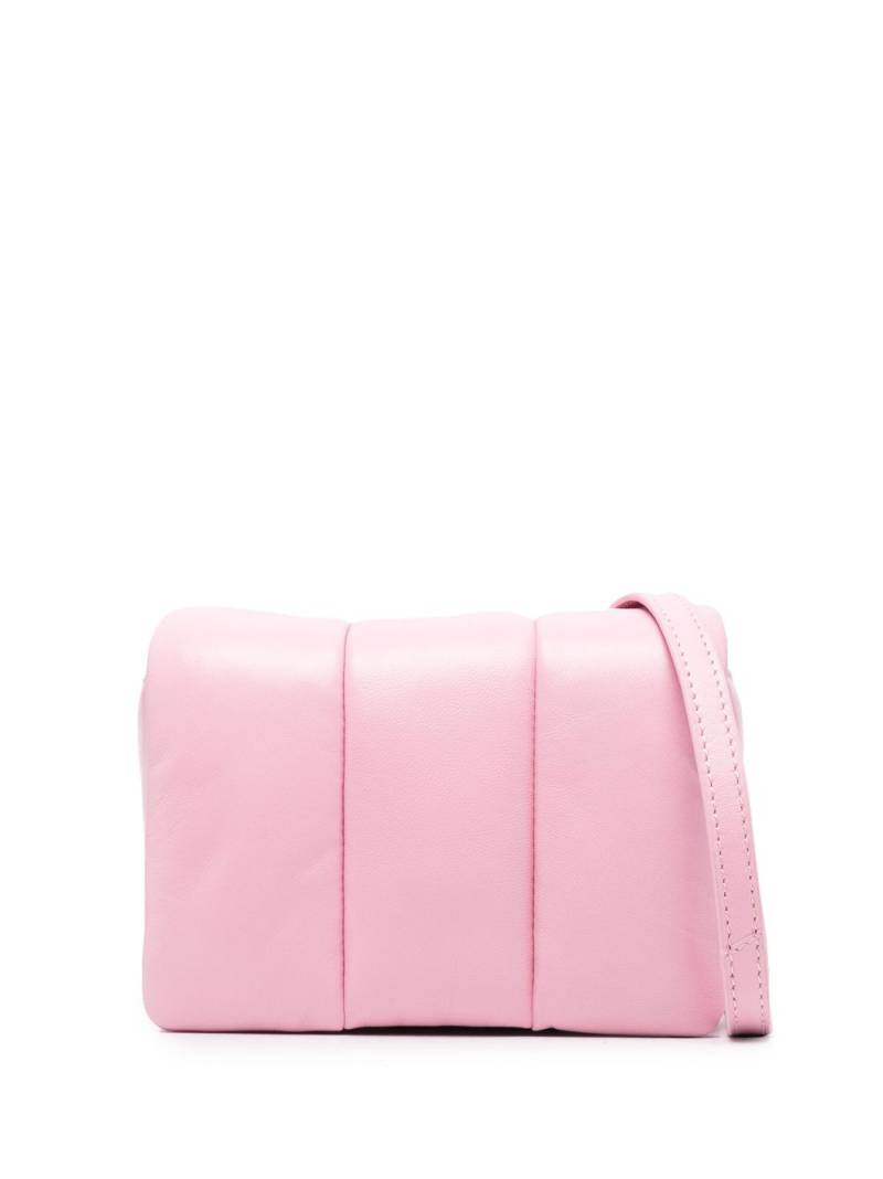 STAND STUDIO quilted leather satchel bag - Pink von STAND STUDIO