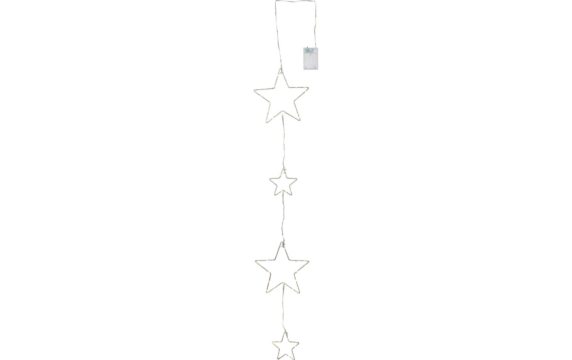 STAR TRADING LED-Lichterkette »Dew Drop Sterns, 105 cm, 60 LEDs, Klar«, 60 St.-flammig von STAR TRADING