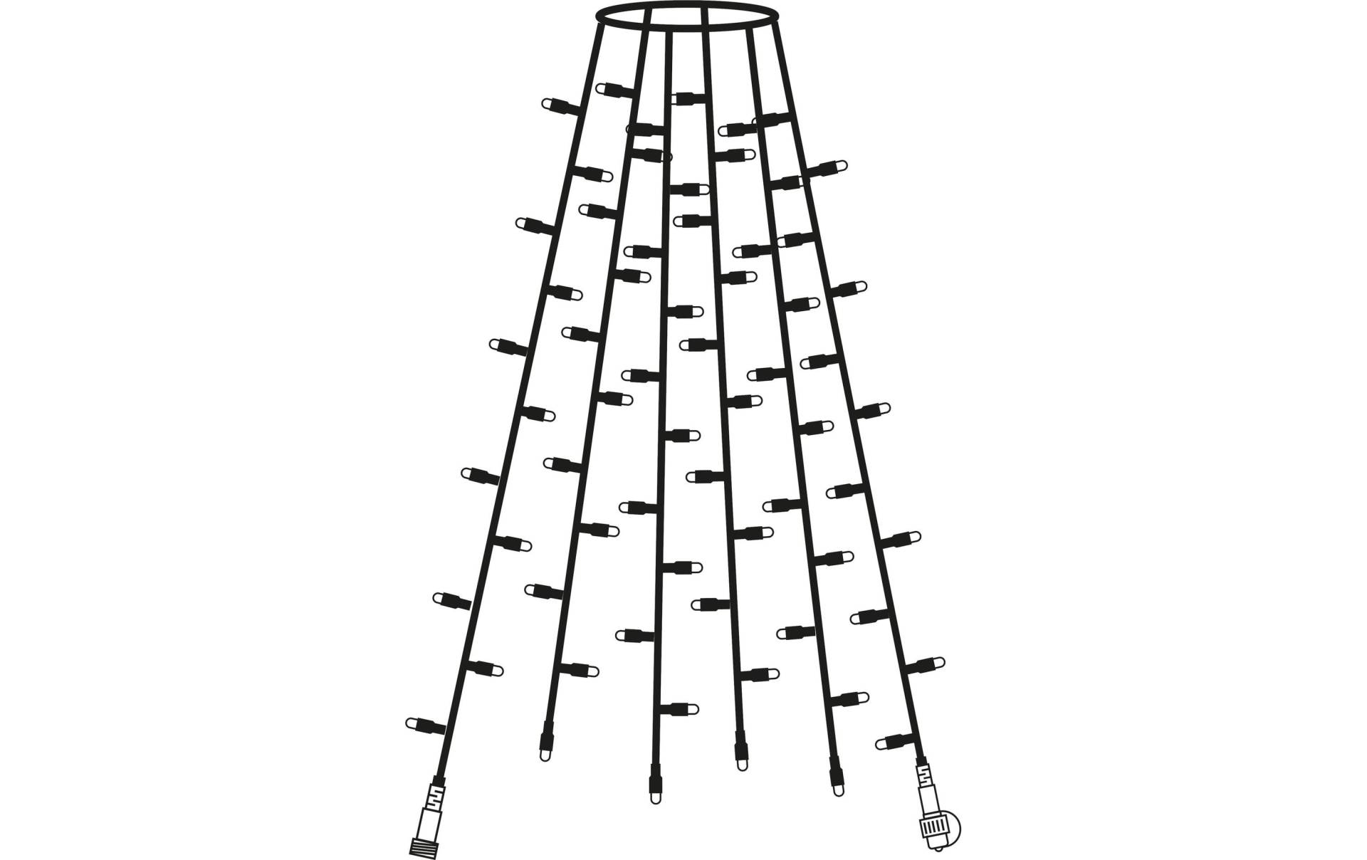 Parforce Traditional Hunting LED-Lichterkette »LED Baumbeleuchtung Extra«, 84 St.-flammig von Parforce Traditional Hunting