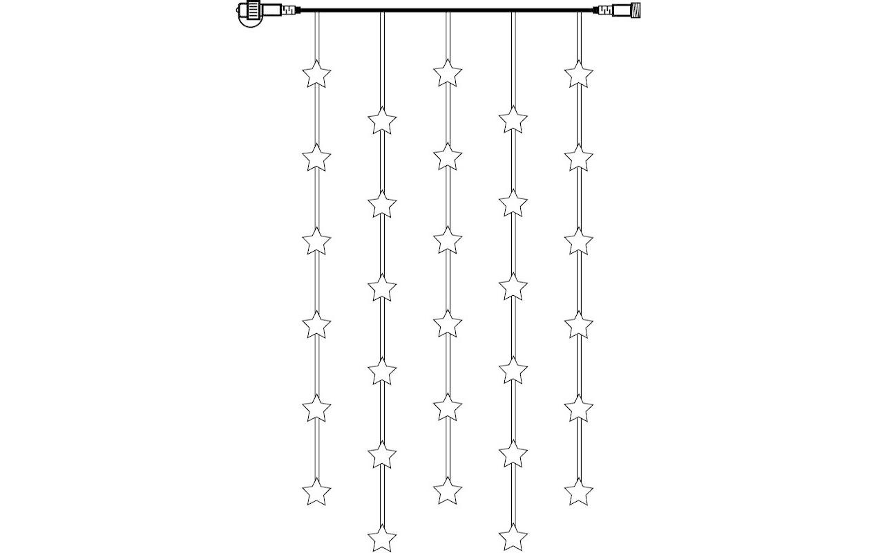 Parforce Traditional Hunting Lichtervorhang »Erweite«, 30 St.-flammig, Spannung: 3,1 V von Parforce Traditional Hunting