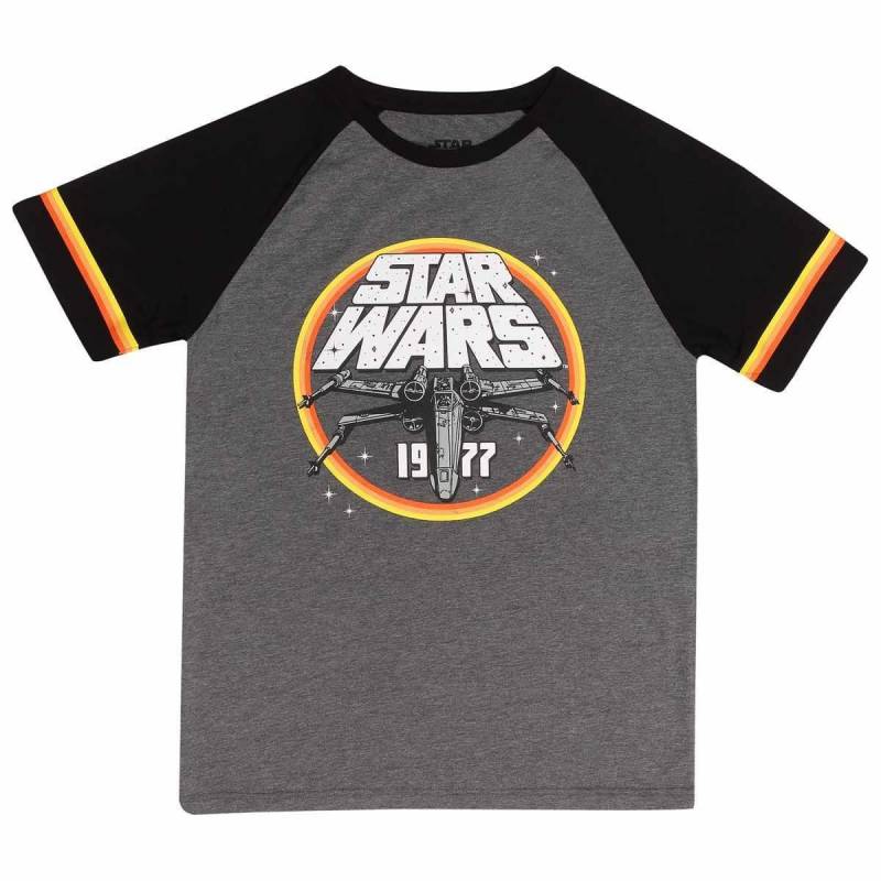 STAR WARS - 1977 TShirt, für Damen, Grau, Größe S von STAR WARS