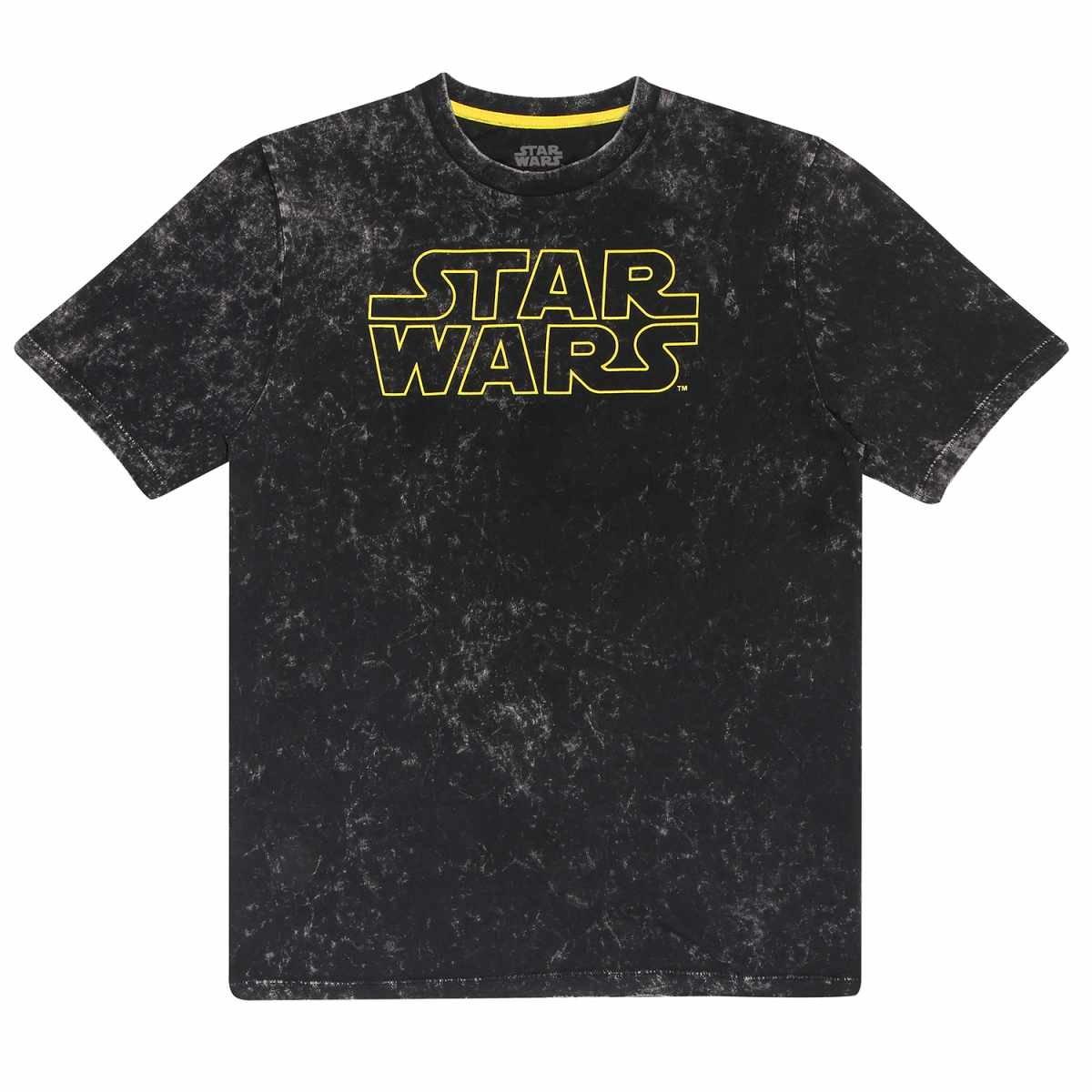 A Long Time Ago In A Galaxy Far Far Away Tshirt Damen Charcoal Black L von STAR WARS